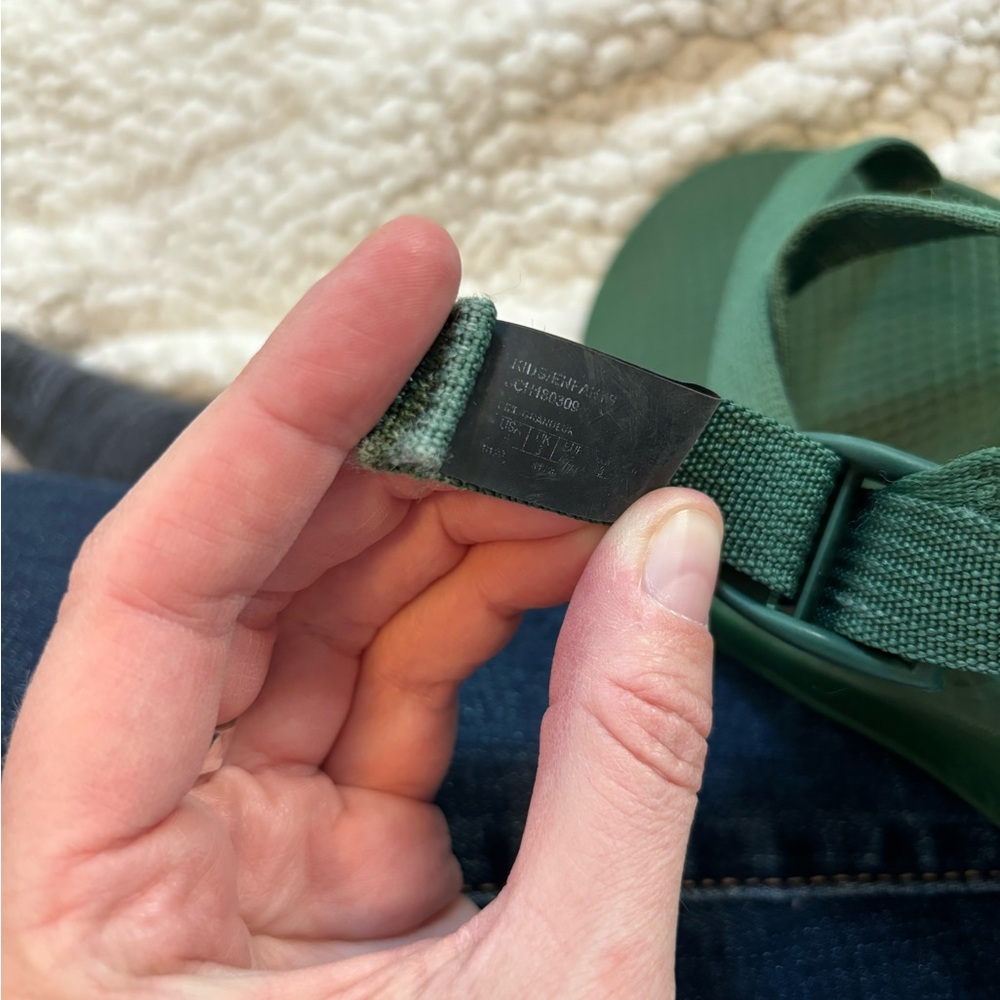 Chaco Kids Green Sandals - Picture 3 of 3
